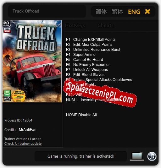 Truck Offroad: Treinador (V1.0.48)