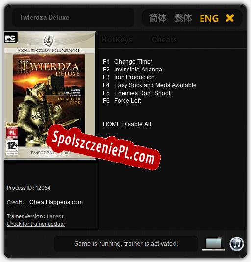 Twierdza Deluxe: Cheats, Trainer +6 [CheatHappens.com]