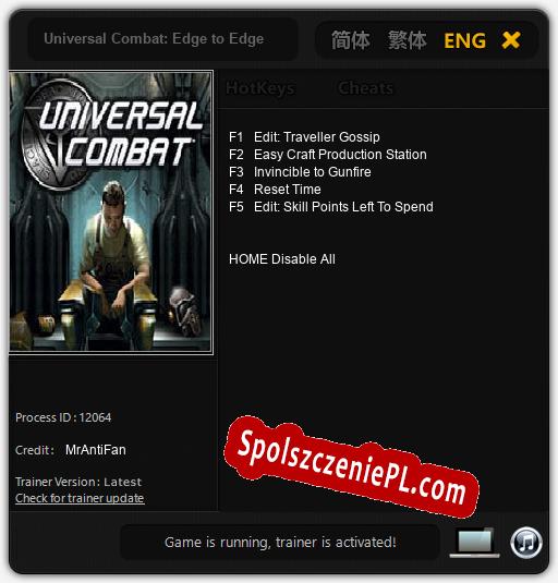 Universal Combat: Edge to Edge: Trainer +5 [v1.7]