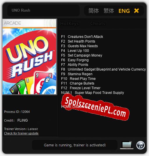 Treinador liberado para UNO Rush [v1.0.9]