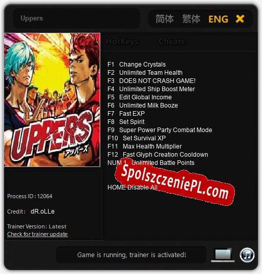 Uppers: Trainer +13 [v1.1]