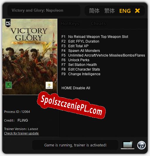 Victory and Glory: Napoleon: Treinador (V1.0.66)