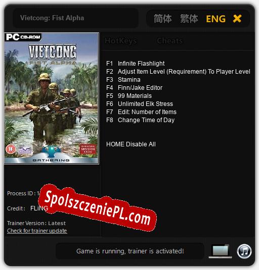 Vietcong: Fist Alpha: Treinador (V1.0.19)