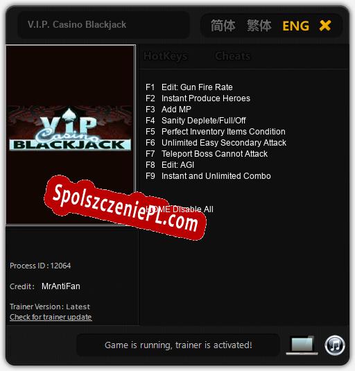 V.I.P. Casino Blackjack: Treinador (V1.0.73)