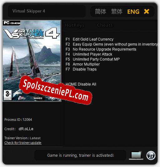 Virtual Skipper 4: Treinador (V1.0.85)