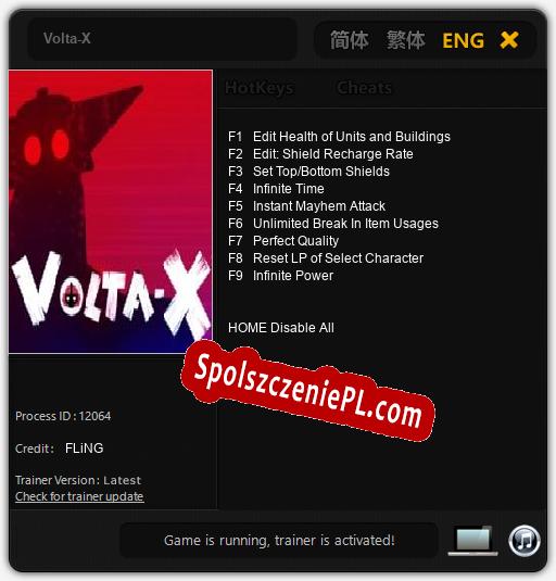 Volta-X: Treinador (V1.0.9)