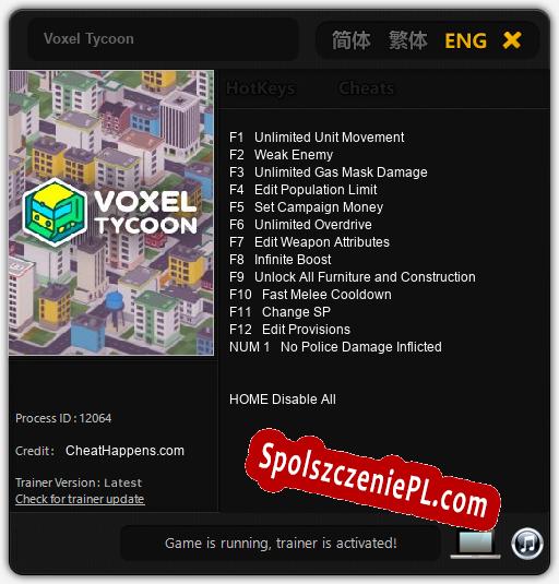 Voxel Tycoon: Cheats, Trainer +13 [CheatHappens.com]