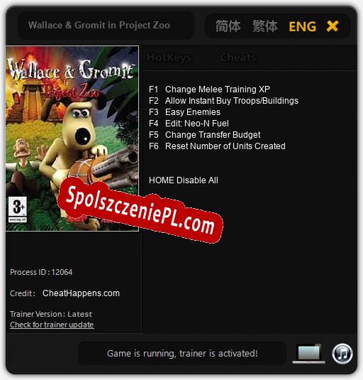 Wallace & Gromit in Project Zoo: Treinador (V1.0.55)