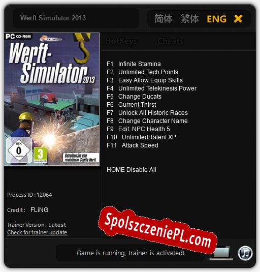 Werft-Simulator 2013: Trainer +11 [v1.6]