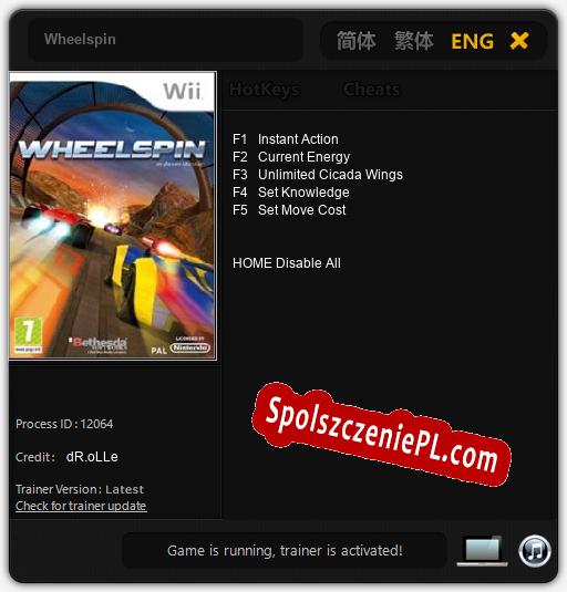 Wheelspin: Cheats, Trainer +5 [dR.oLLe]