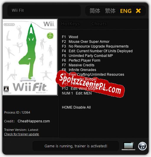 Wii Fit: Treinador (V1.0.12)