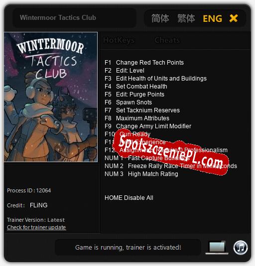 Wintermoor Tactics Club: Cheats, Trainer +15 [FLiNG]