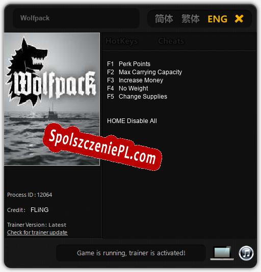 Wolfpack: Cheats, Trainer +5 [FLiNG]