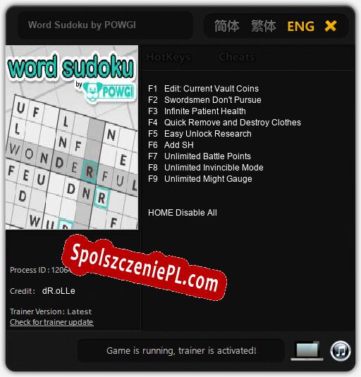 Word Sudoku by POWGI: Treinador (V1.0.63)