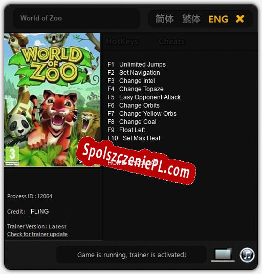 Treinador liberado para World of Zoo [v1.0.5]