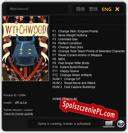 Wytchwood: Treinador (V1.0.7)