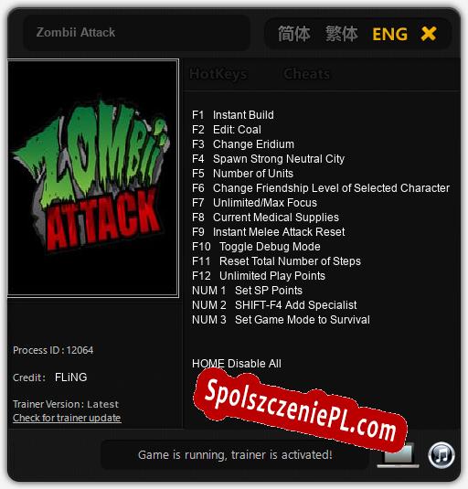 Zombii Attack: Trainer +15 [v1.8]